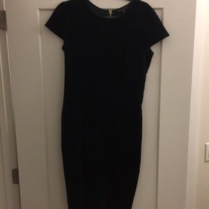 Dark Green Velvet Dress